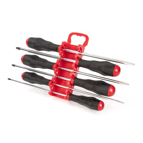 High-Torque Screwdriver Set, 6-Piece (No 1-No 3, 3/16-5/16 in.) with Holder